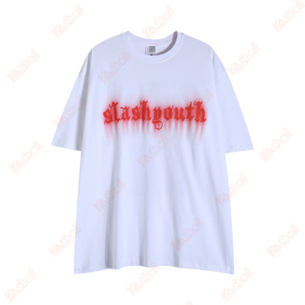 popular abstract pattern white t shirts
